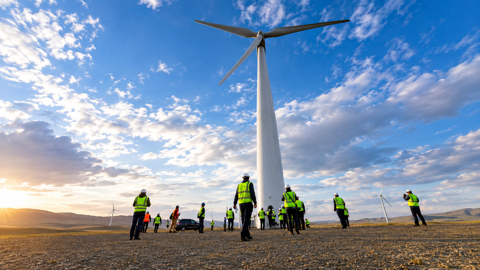 Salkhit Wind Farm in Mongolia